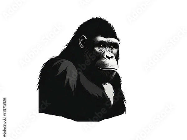 Obraz Mystique Ape Silhouette