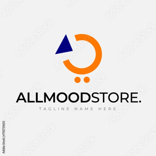 Obraz All Mood Store Logo - editable Text