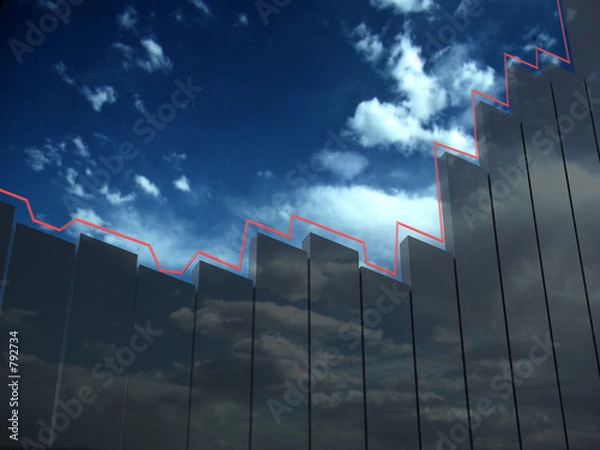 Fototapeta 3d graph ii