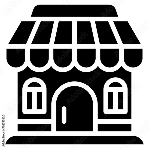 Fototapeta Store Vector Icon Design Illustration