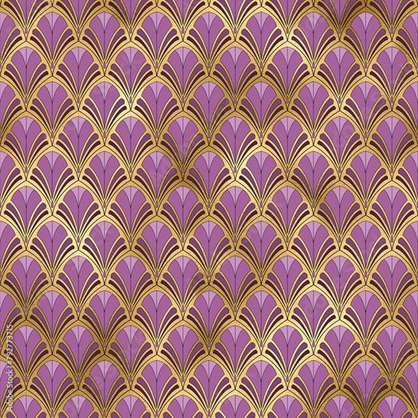 Fototapeta Art Decorative flower, Pattern Digital Paper