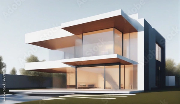 Obraz modern office building