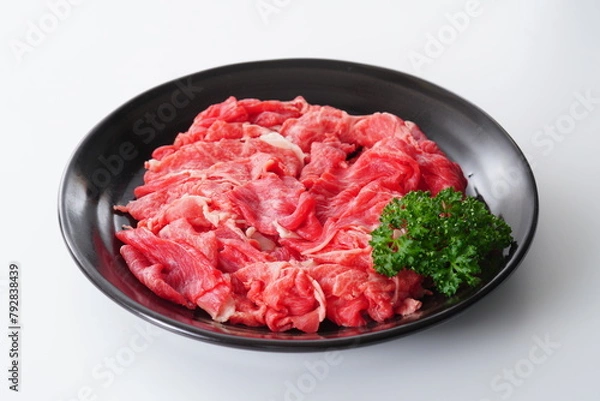 Fototapeta 牛肉　かた　切り落とし
