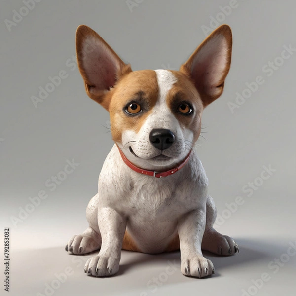 Obraz 3D Dog Model