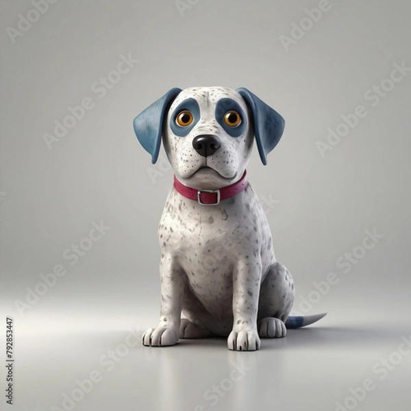 Obraz 3D Dog Model