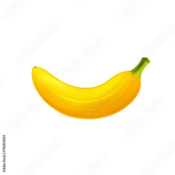Obraz banana isolated on transparent background