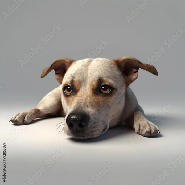 Obraz 3D Dog Model