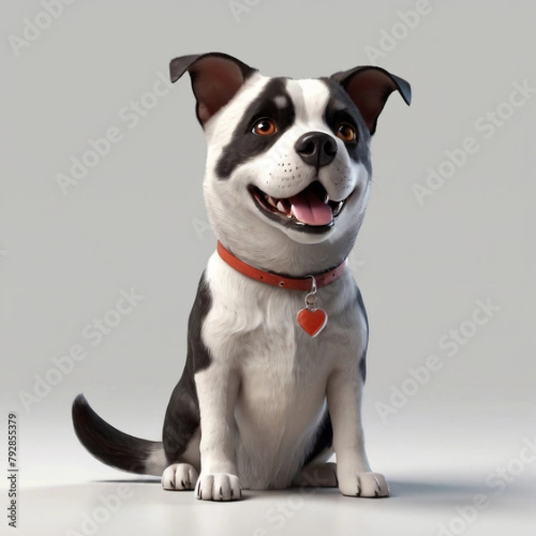 Obraz 3D Dog Model