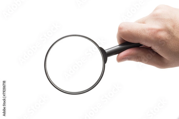 Obraz black magnifier