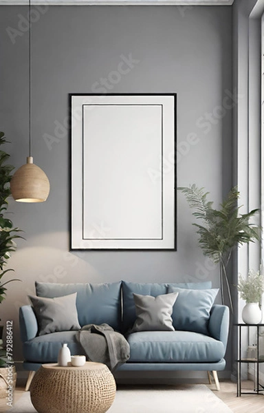 Obraz modern living room with sofa