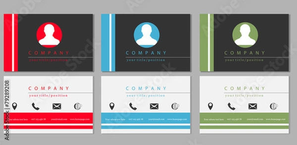 Obraz Visitenkarte Vorlage