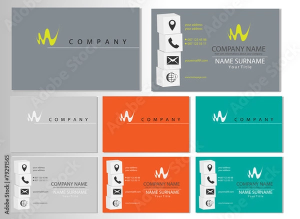 Obraz Visitenkarte Vorlage