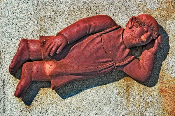 Obraz Treuenbrietzen, Schlafende Figur