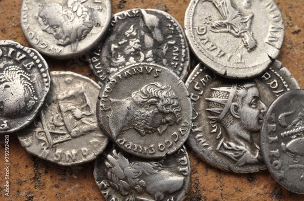 Obraz collection monnaies antiques