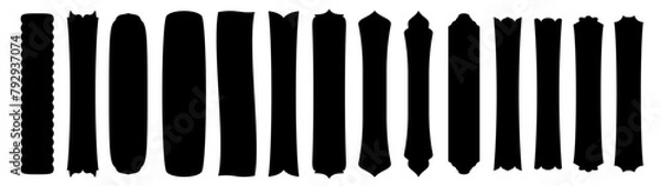 Obraz 縦書き用テロップベース素材