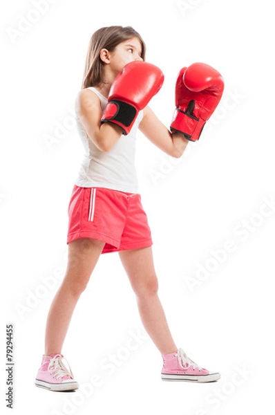 Obraz Young boxer girl