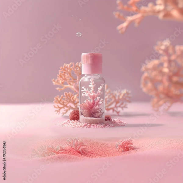 Obraz spa still life with pink flowers