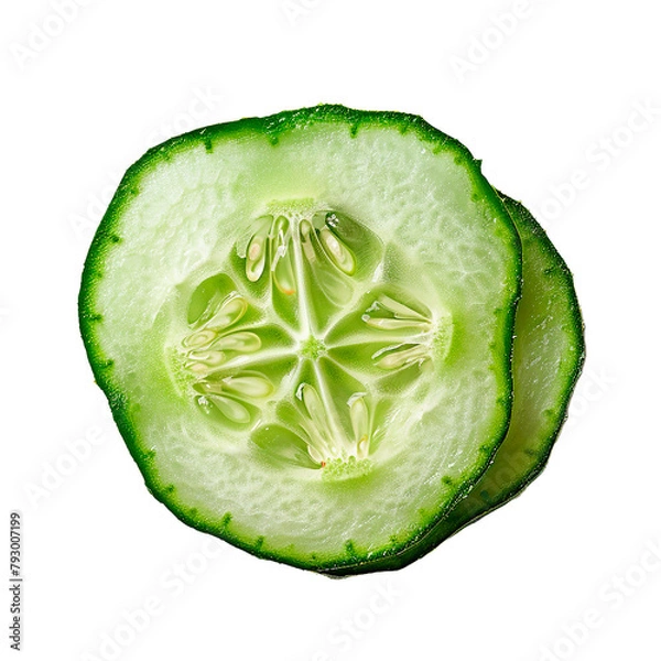 Fototapeta slice of cucumber