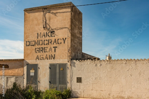 Obraz Make Democracy Great Again