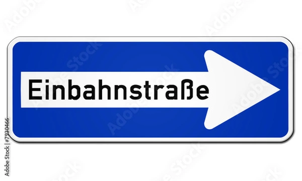 Fototapeta ulica jednokierunkowa