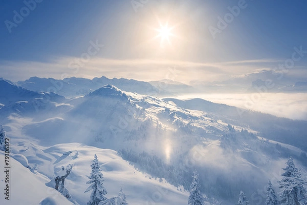 Obraz Widok na francuskie Prealpy