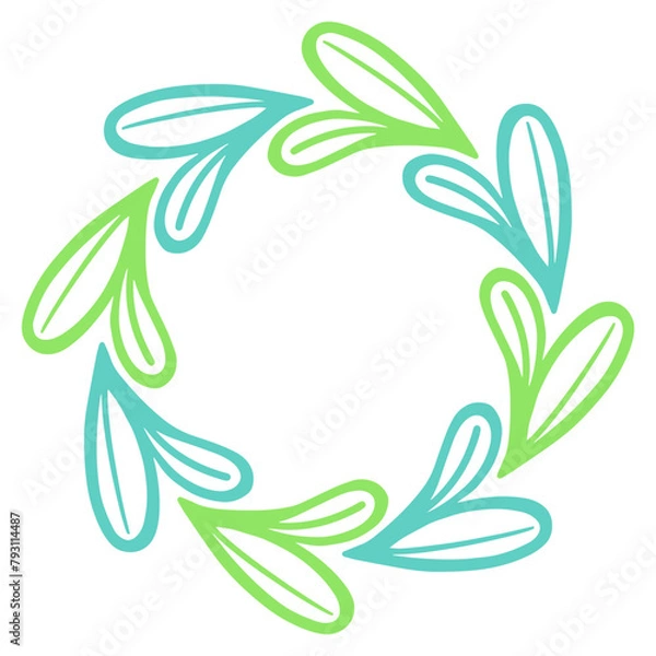 Obraz Decorative frame with branches