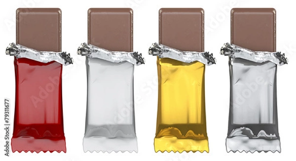 Fototapeta Zwykłe batoniki, po prostu dodaj grafikę