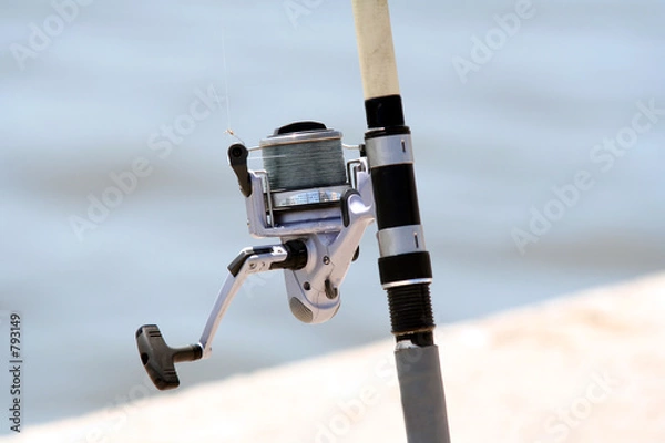 Obraz détail d'une canne à pêche