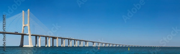 Fototapeta Vasco da Gama Bridge in Lisbon