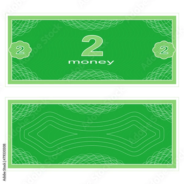 Fototapeta Play money. Two