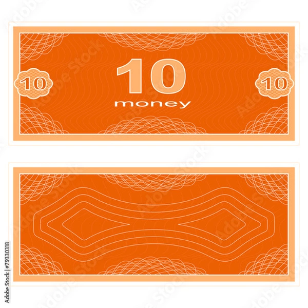 Fototapeta Play money. Ten