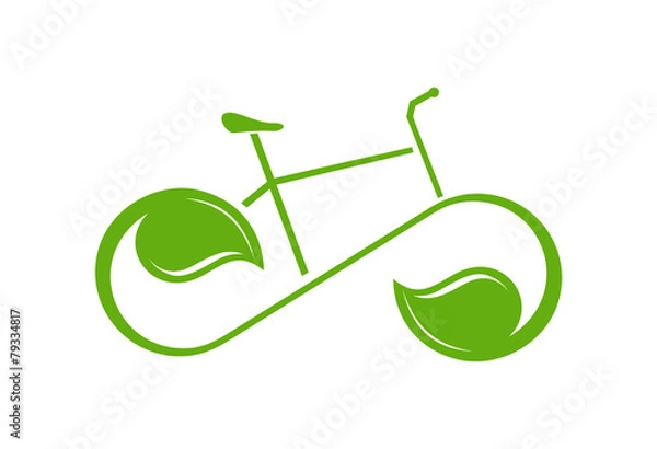Obraz Bike eco logo vector