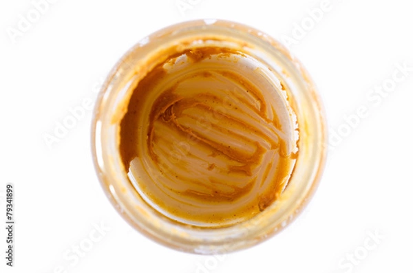 Obraz Dirty jar of peanut butter