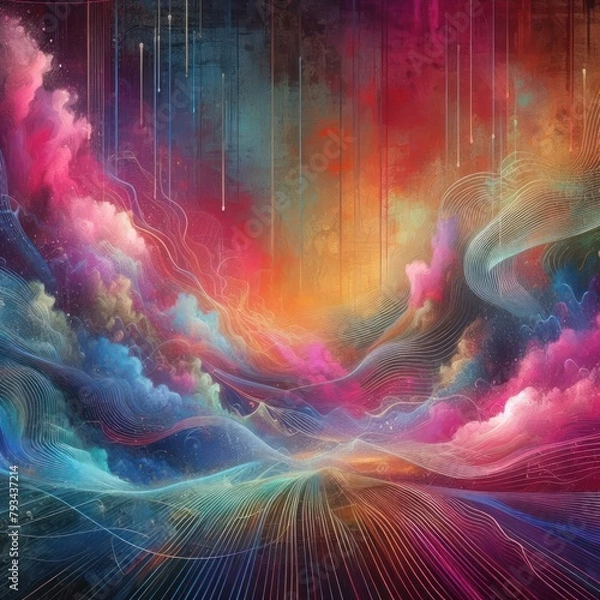 Fototapeta Color abstract background