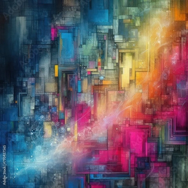 Fototapeta Color abstract background