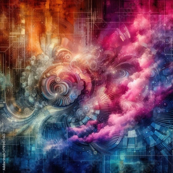 Fototapeta Color abstract background