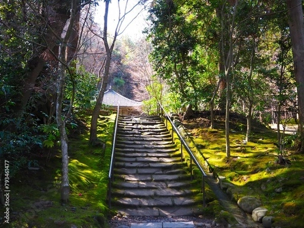 Fototapeta Entsuin Temple, built in 1647 to house the mausoleum of Date Mitsumune, the son of the ruling local feudal lord Date Terumune