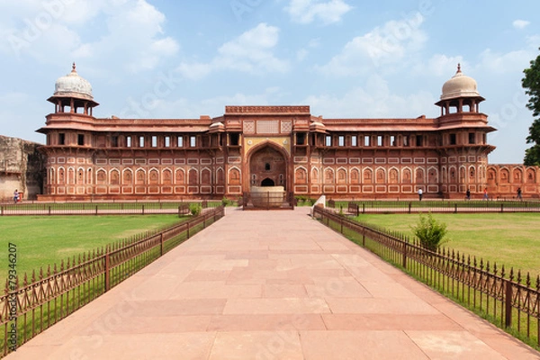 Obraz Pałac Jahangir, Fort Agra, Indie.