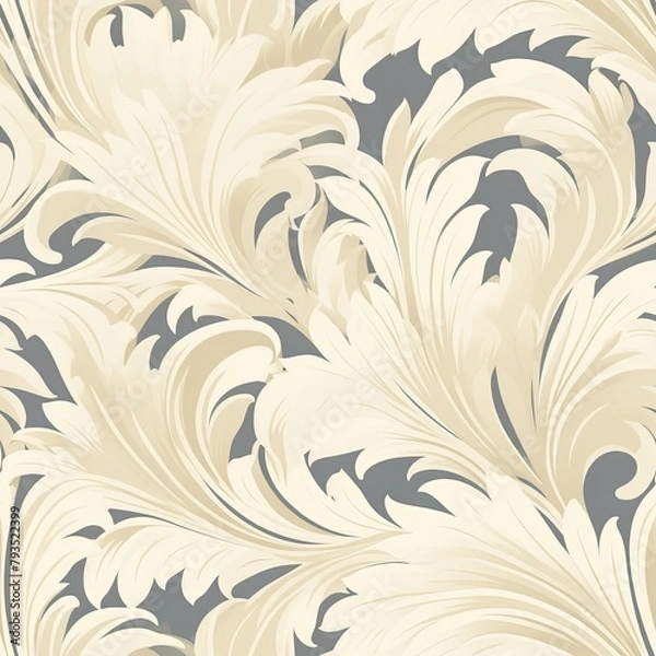 Fototapeta seamless pattern with flowers