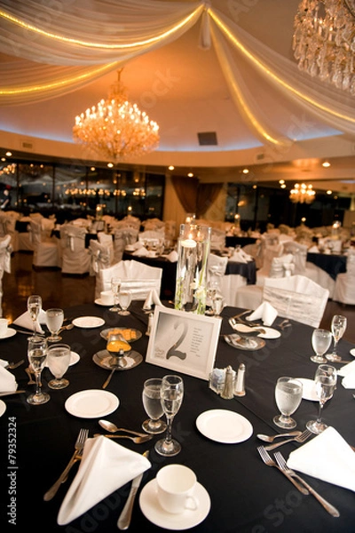 Obraz Beautiful wedding ballroom 