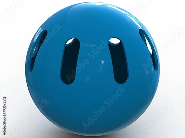 Obraz Plastic Wiffle Ball 3D print model
