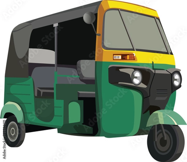 Obraz tuk tuk vector template design , White background