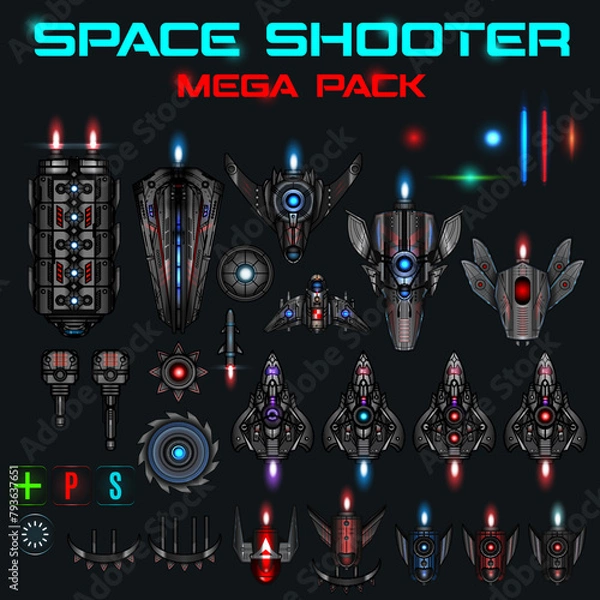 Obraz Space Shooter Mega Pack