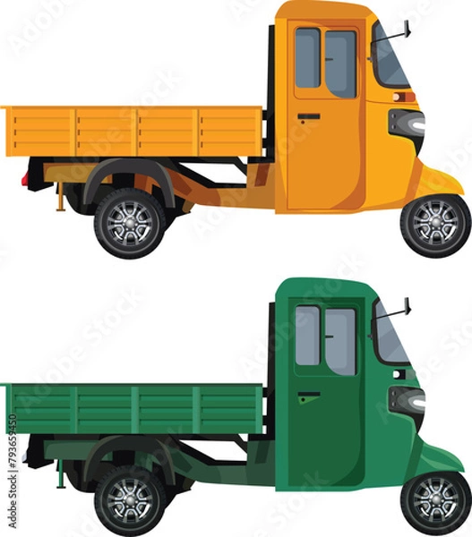 Obraz tricycle vector template design , White background