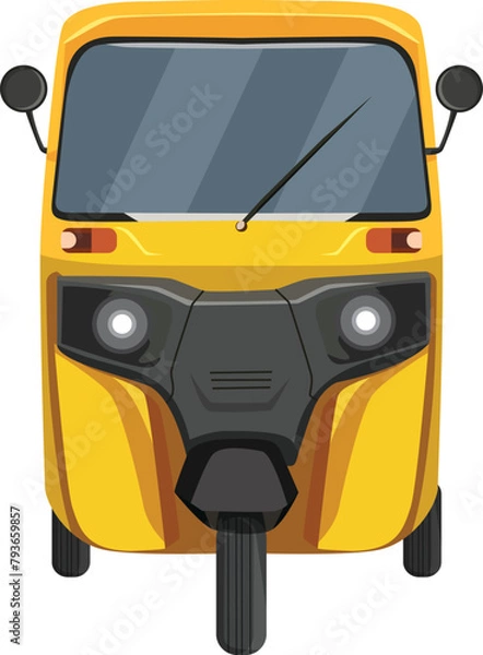 Obraz tuk tuk vector template design , White background
