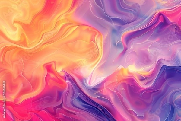 Fototapeta Liquid gradient background with a fluid and organic feel