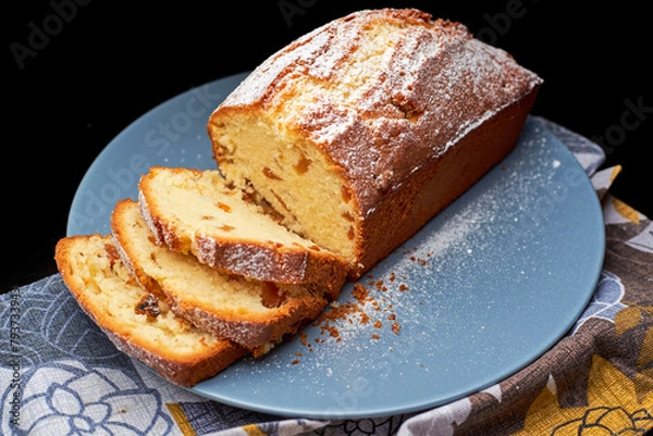 Obraz fresh raisin muffin