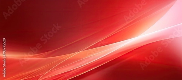 Obraz abstract red background with flowing curves
