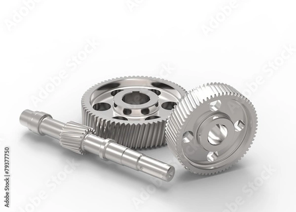 Fototapeta 3 шестерни