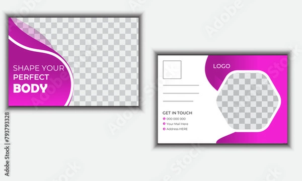 Obraz Post card design